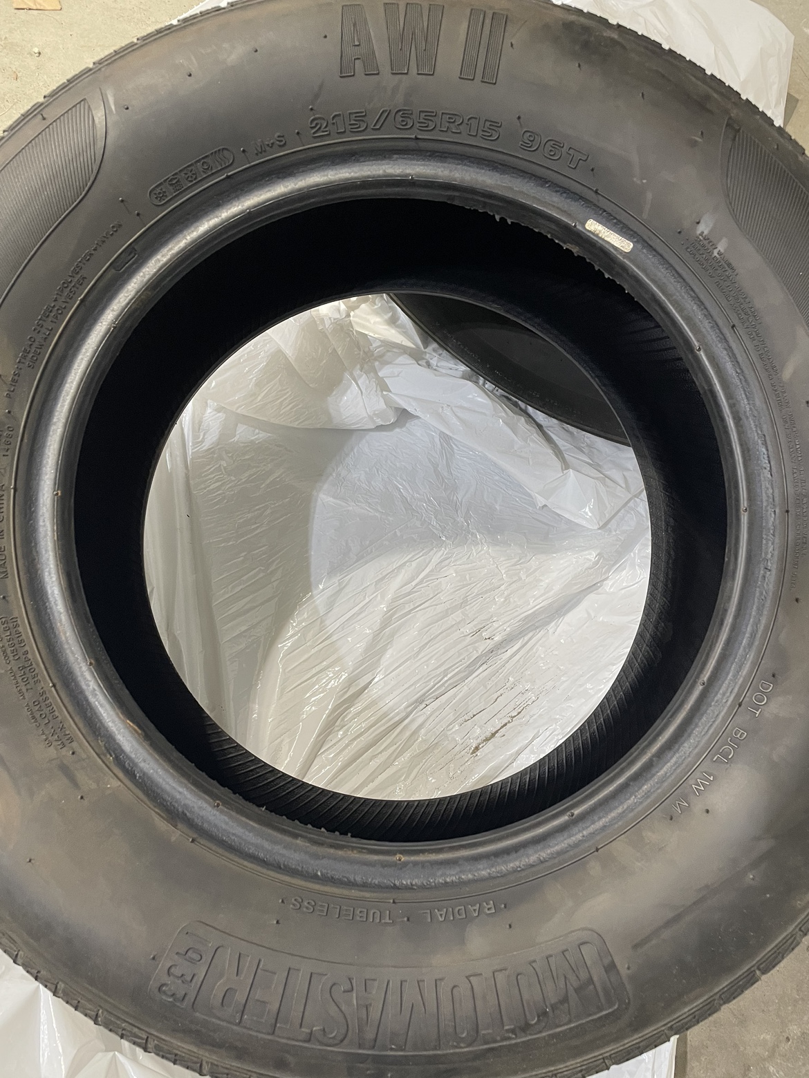 Two Tires 215/65R15