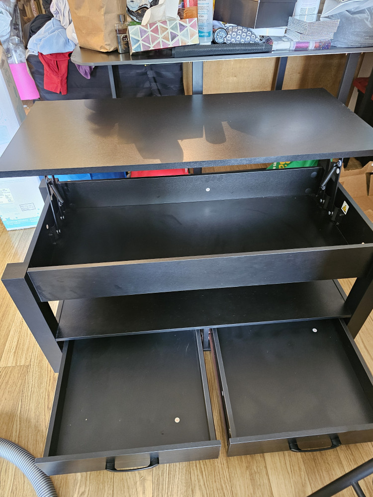 black coffee table