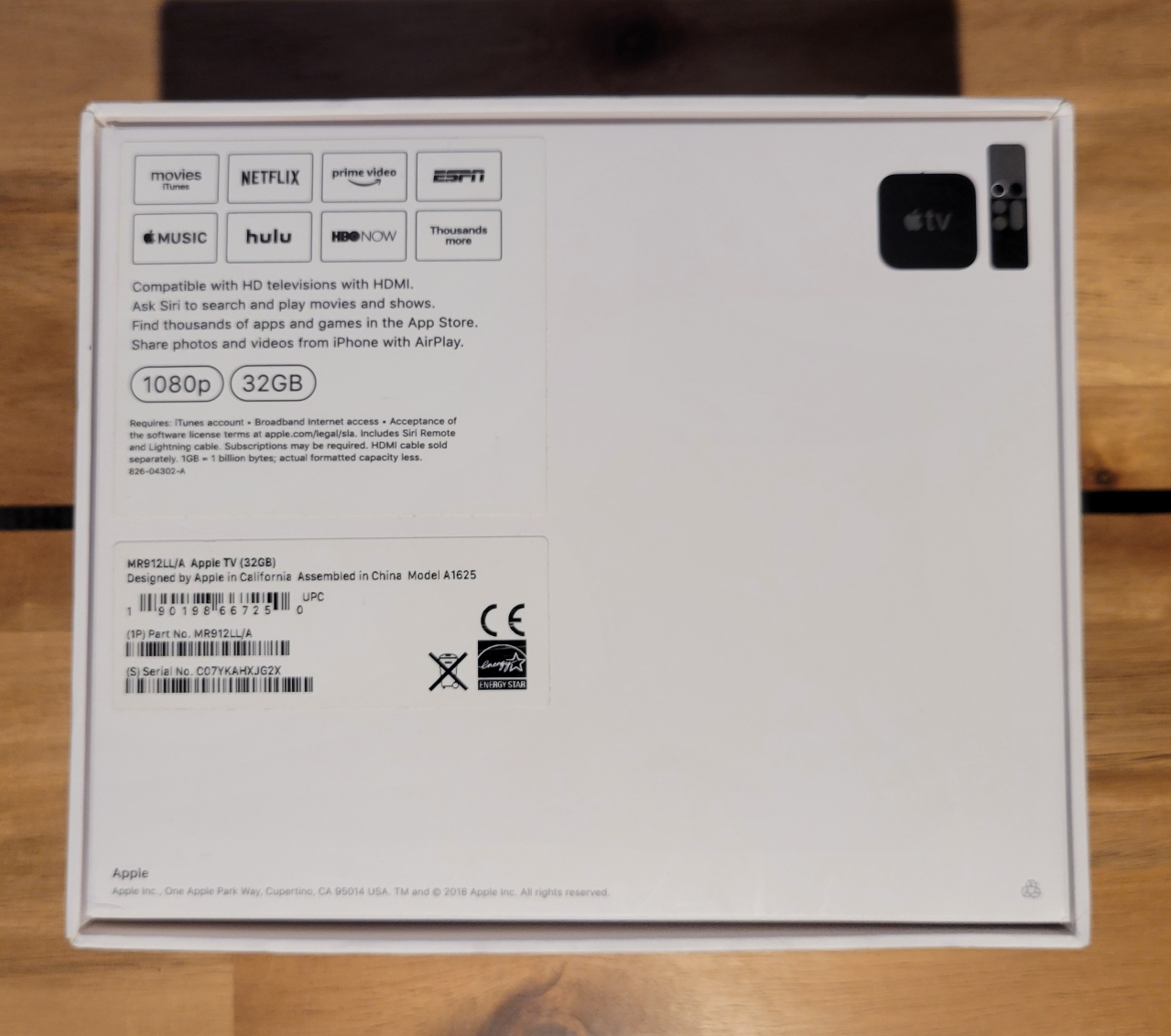 Open box APPLE TV 1080p 32GB, NEW image indicator(7)