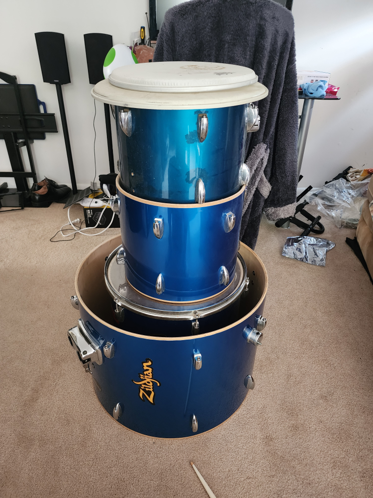 4-piece Ludwig drum set