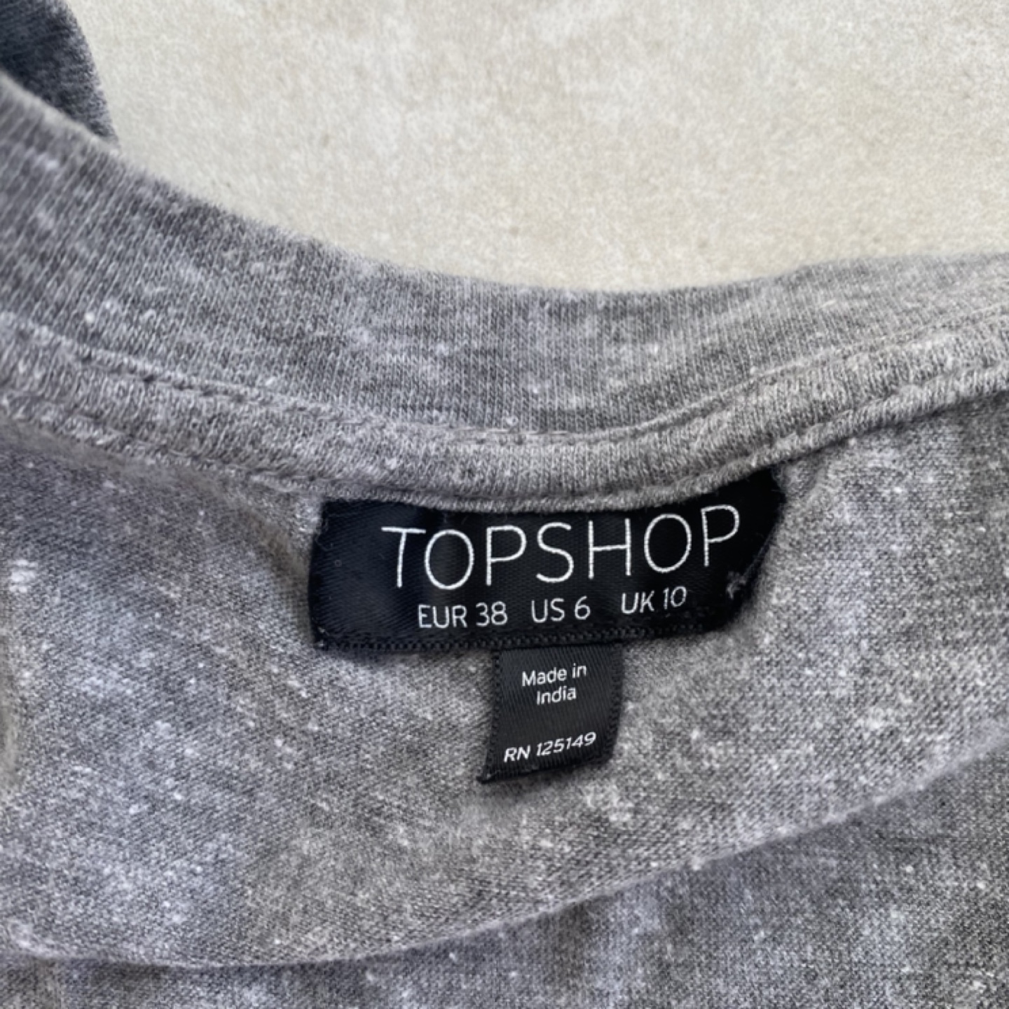 Topshop Bedazzled T Shirt image indicator(5)