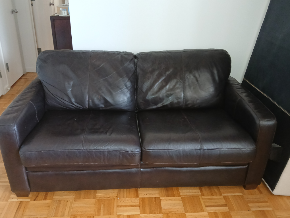 Real leather Couch