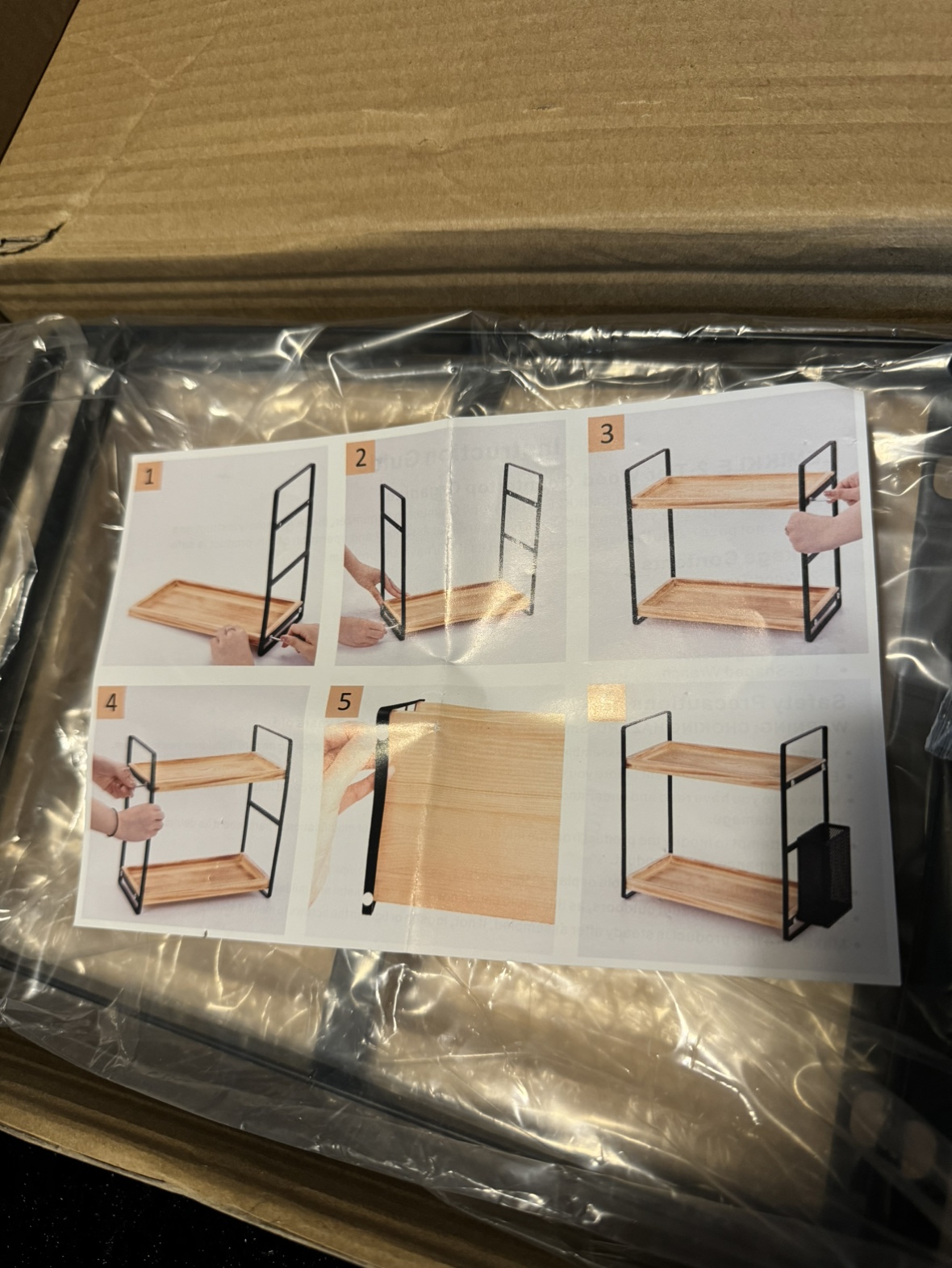 New 2-Tier Wood Countertop Organizer thumbnail
