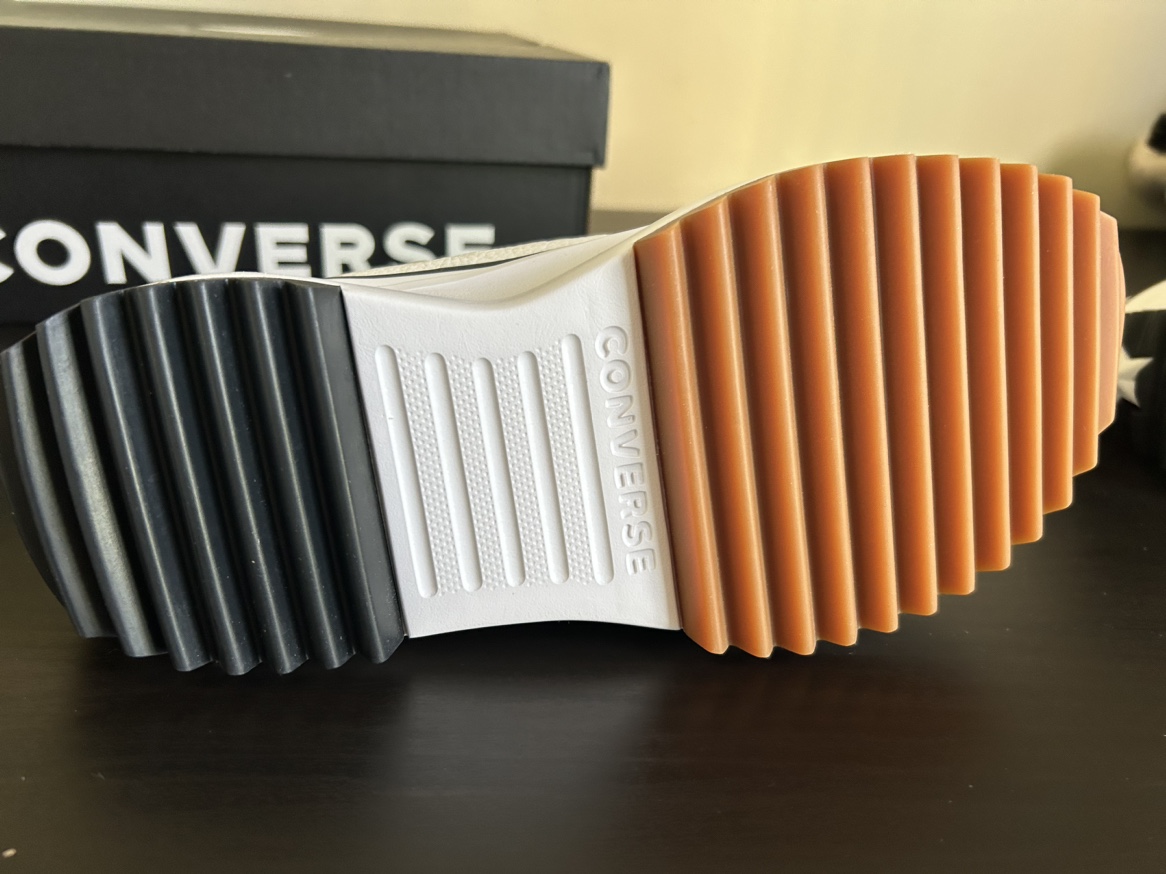 Converse platform high top Leather white (Retail price $140) image indicator(4)