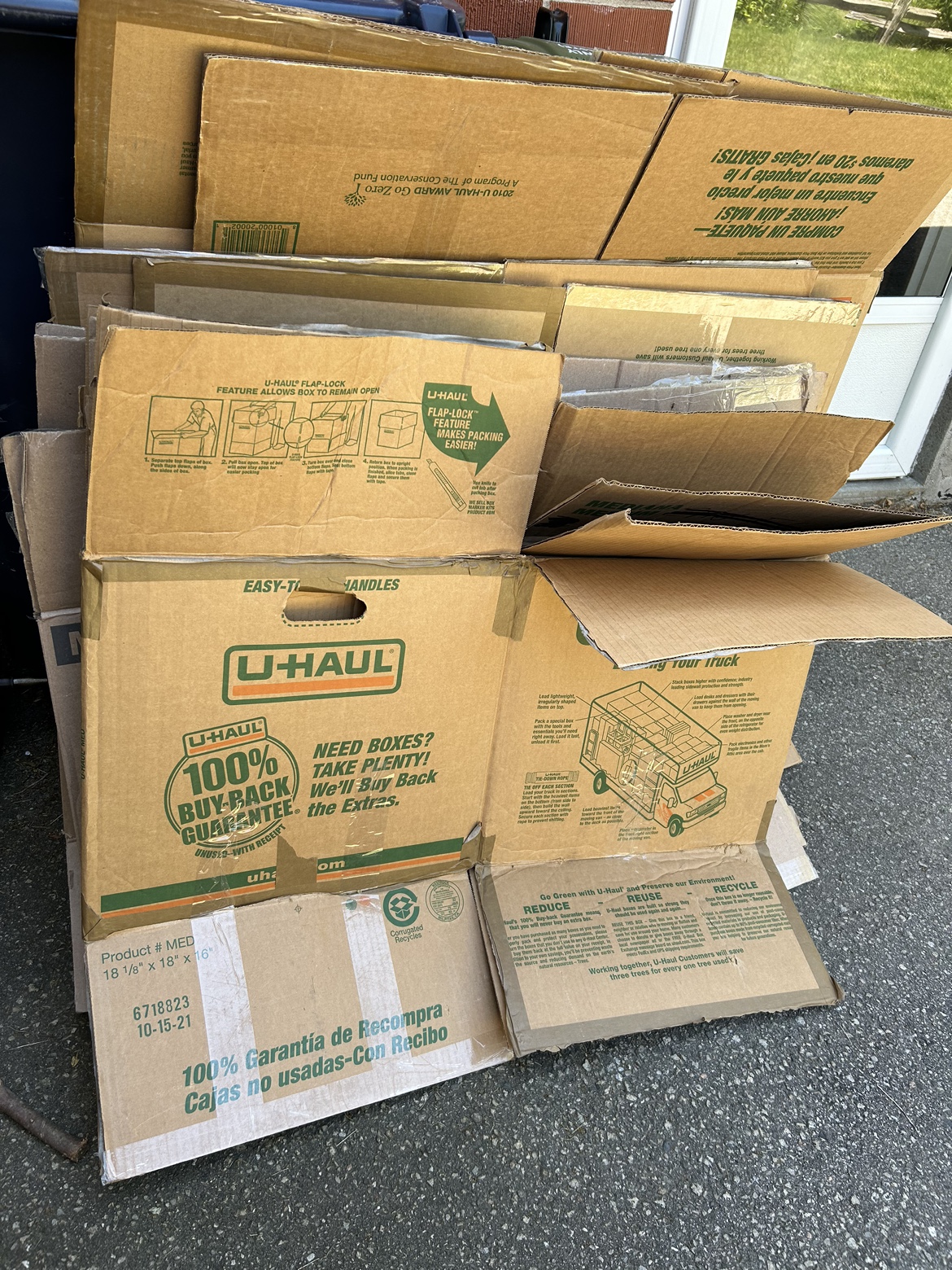 Moving boxes