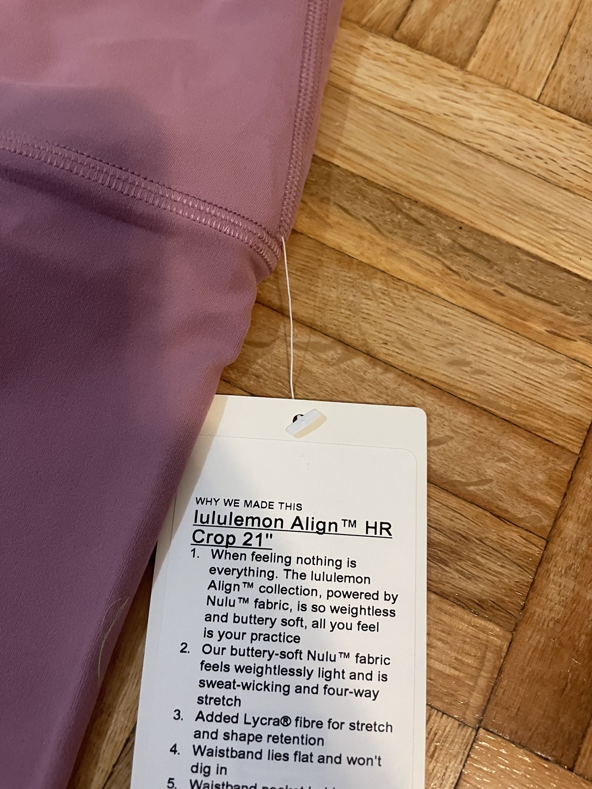 Lululemon align HR Crop 21” brand new - photo 2
