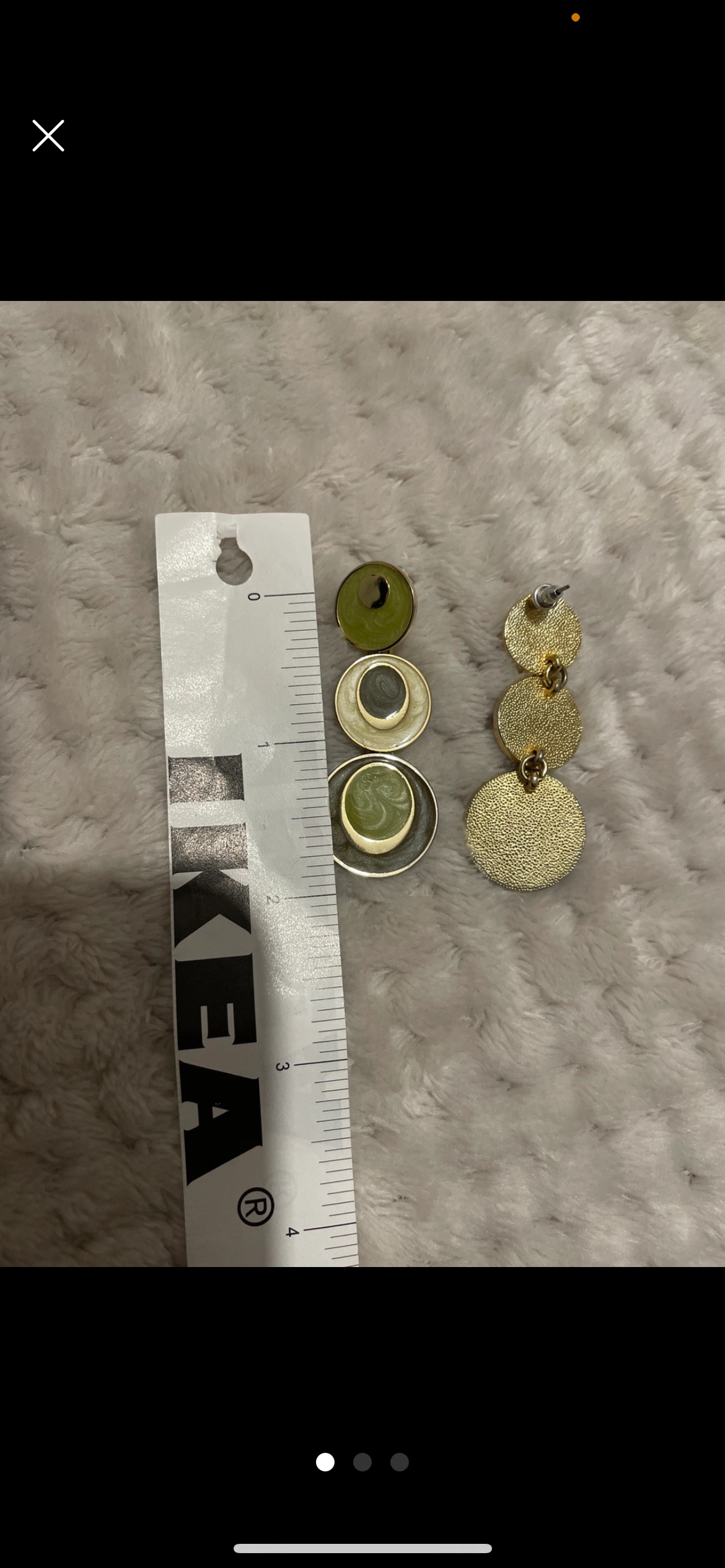 Summer green earrings image indicator(3)