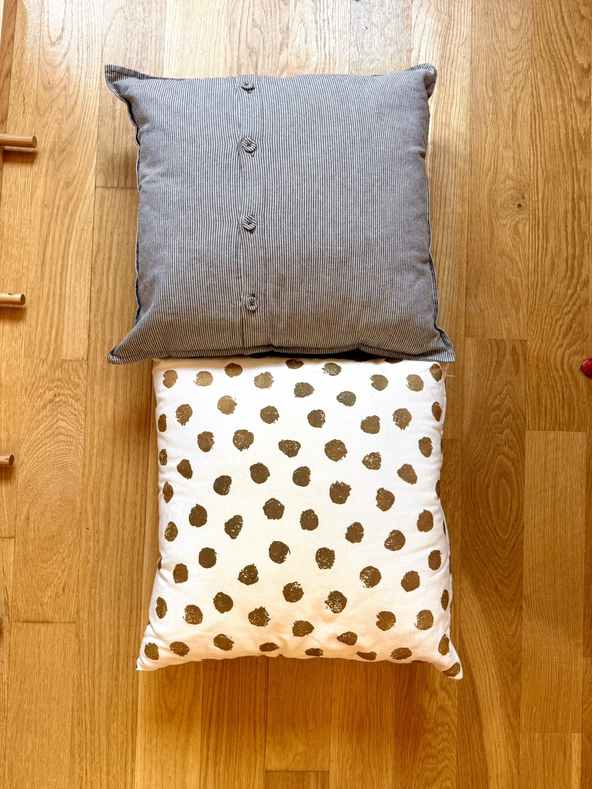Two 15" square pillows