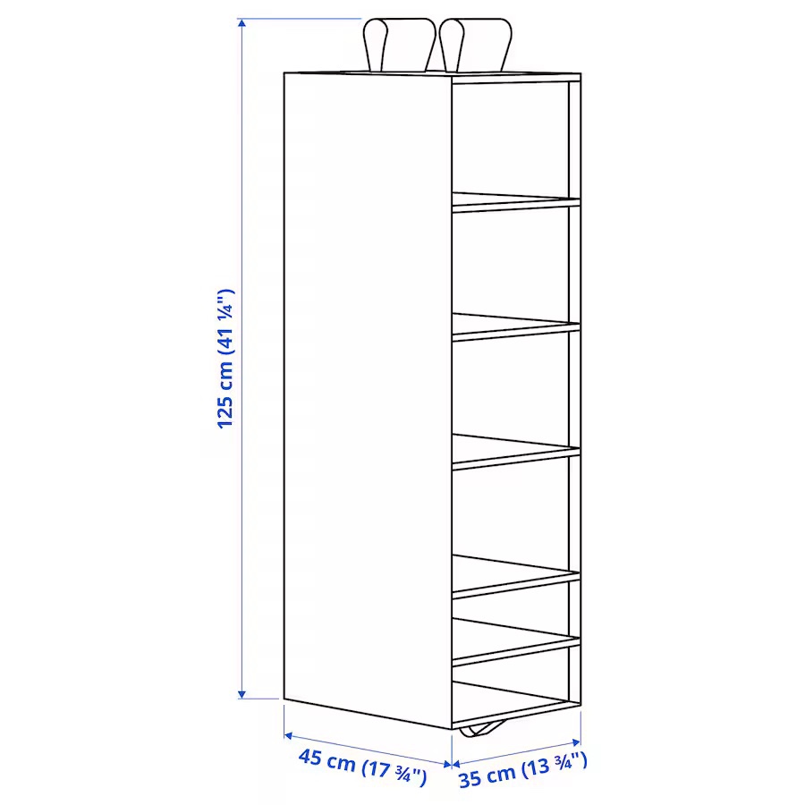 IKEA SKUBB Organizer with 6 compartments, dark gray - photo 5