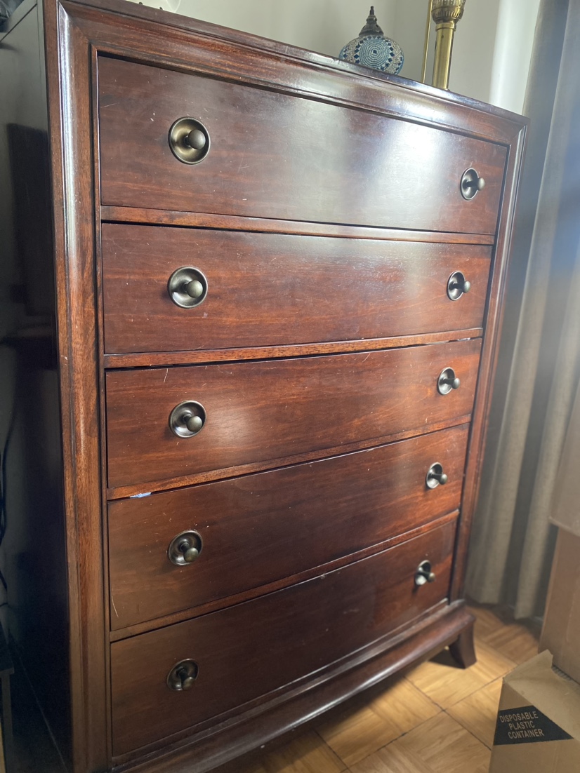 Antique brown dresser
