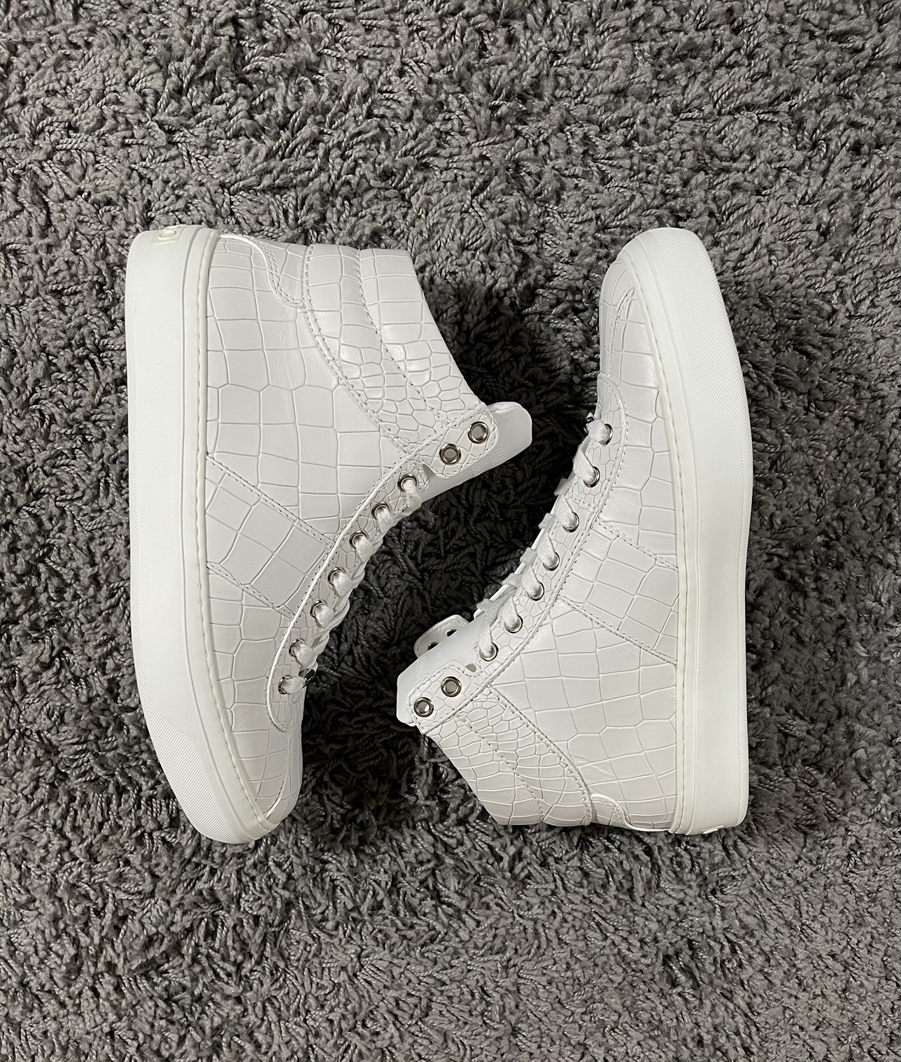 Jimmy Choo Ultra White Croc Belgravi Limited Edition Sneaker image indicator(5)