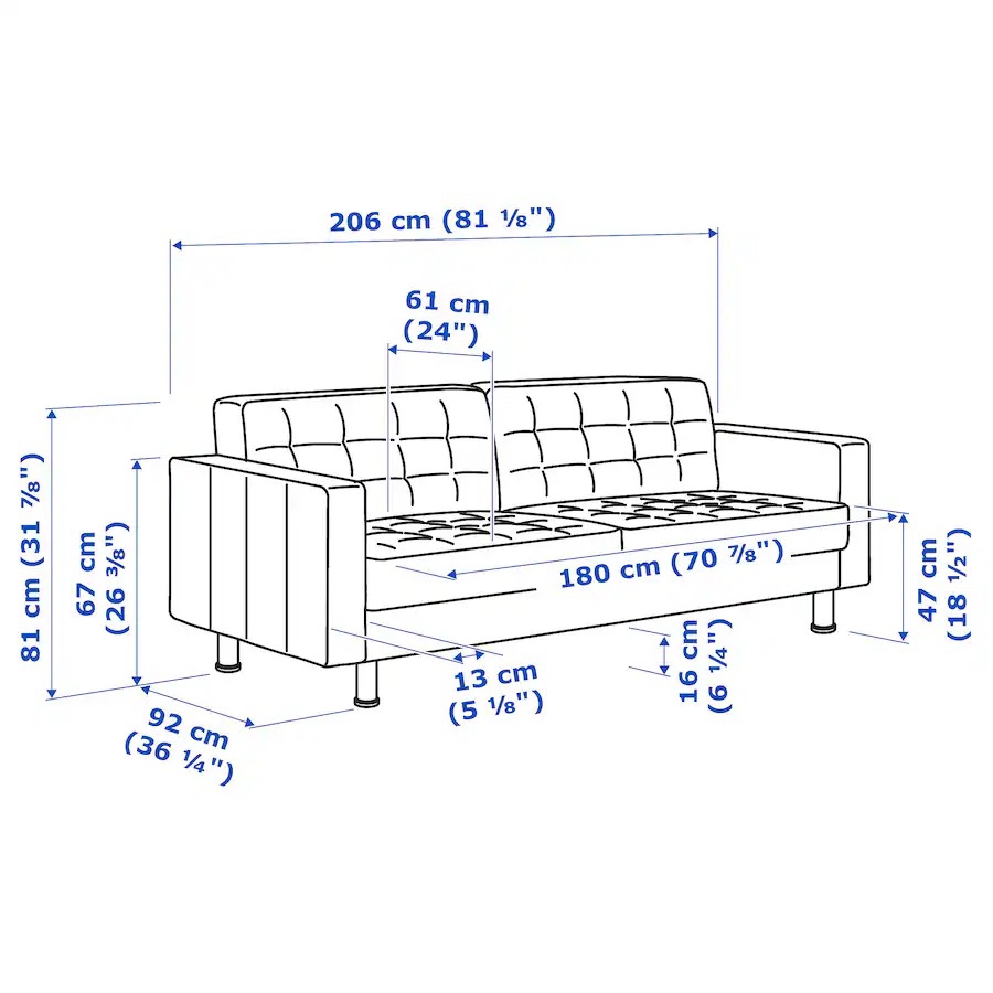 IKEA Morabo Couch (gray) - photo 2