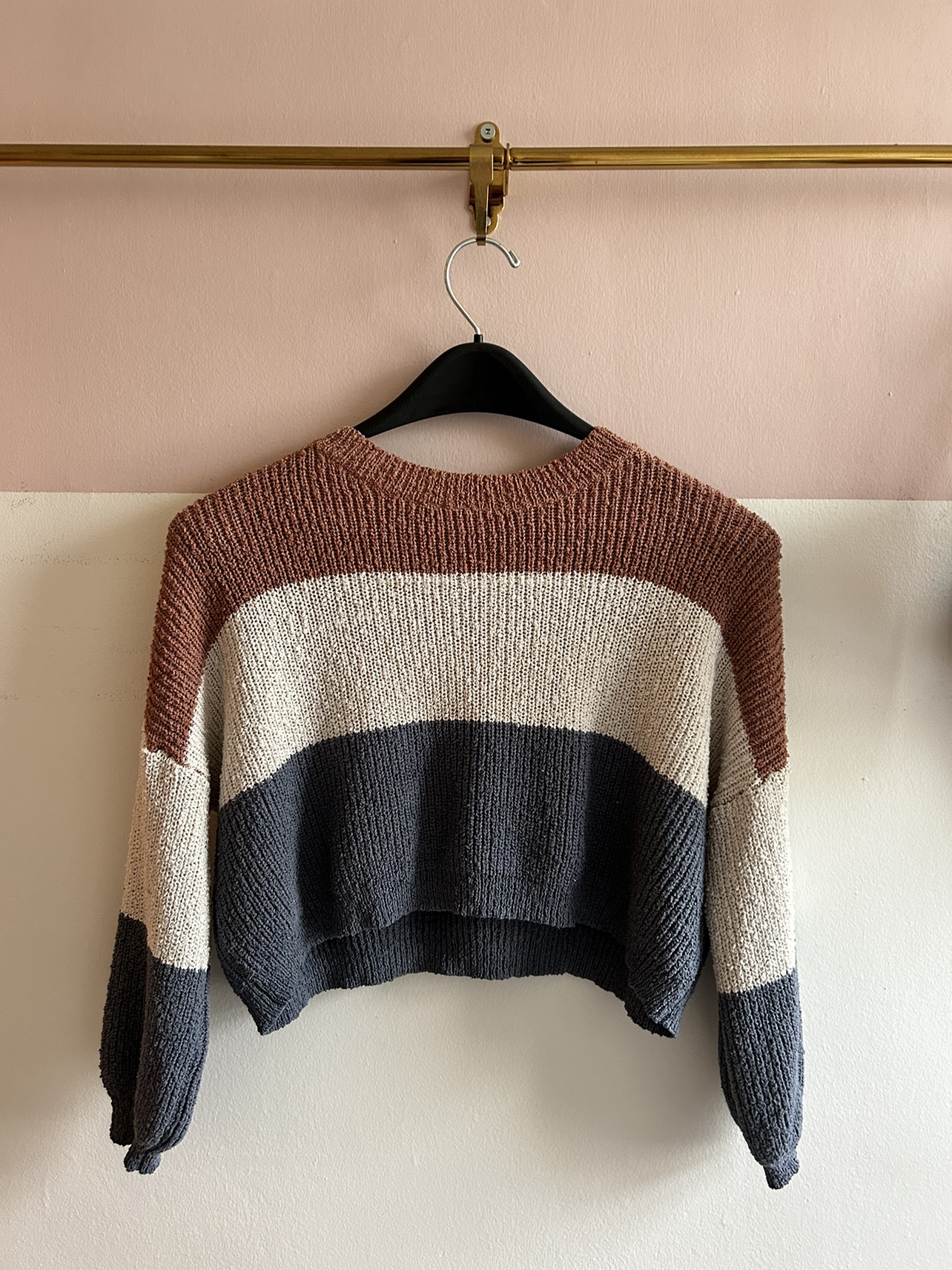 Cropped Knit Sweater thumbnail