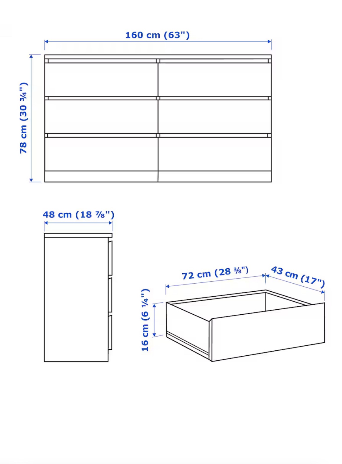 IKEA 6-drawer dresser - photo 3