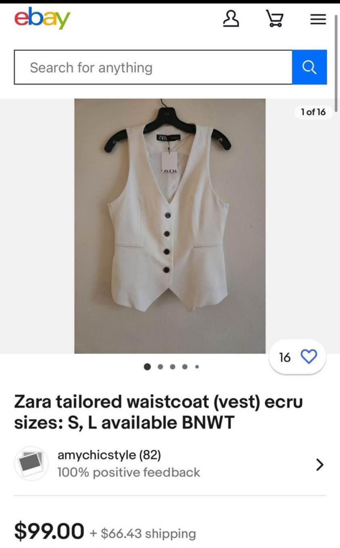 🥕Zara v neck vest - photo 3