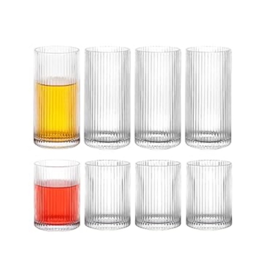 NEW Set of 8 glasses