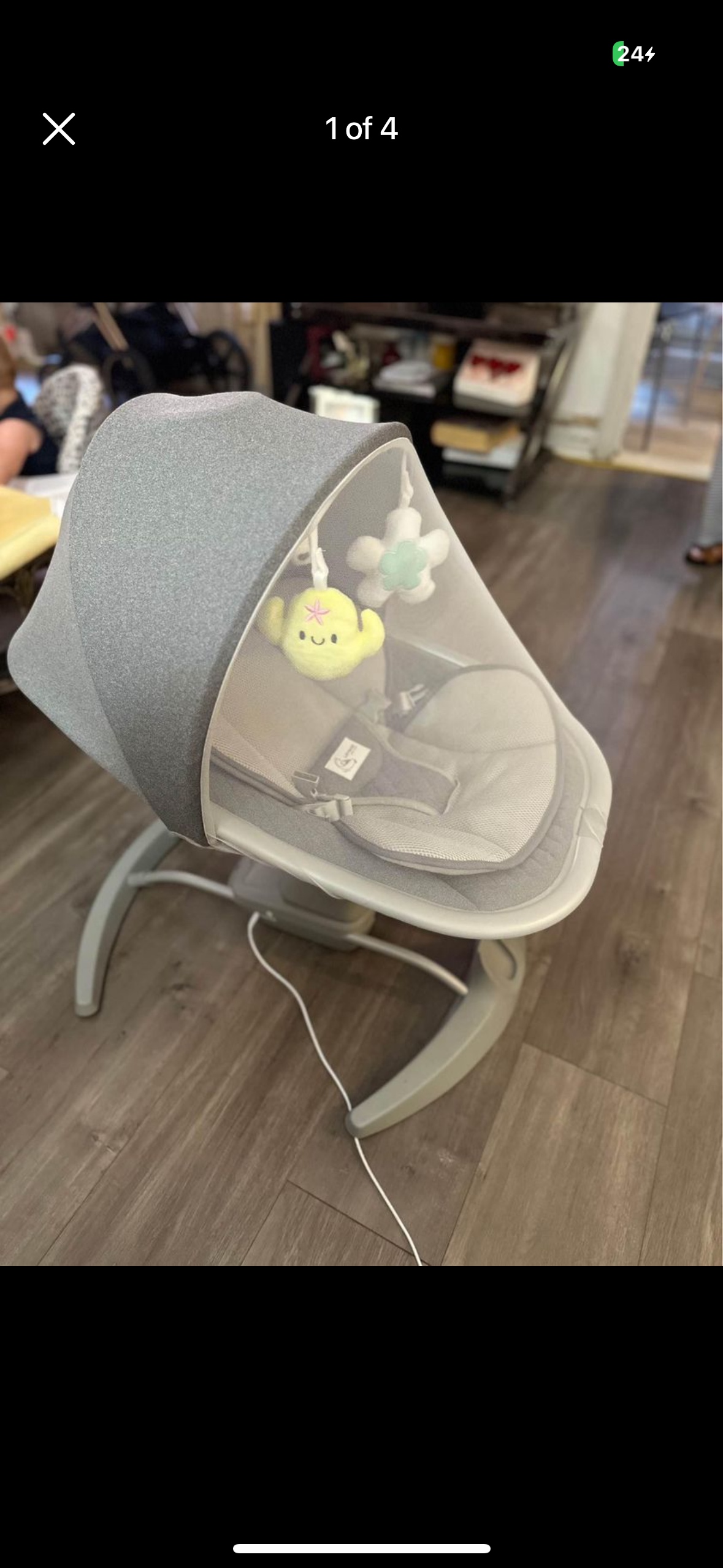 Lovouse Electric Portable Baby Swing