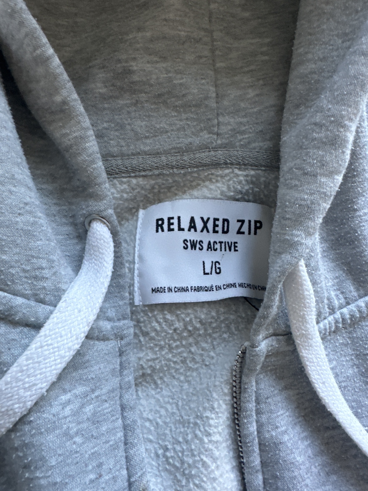 Grey Zip up baggy - photo 2