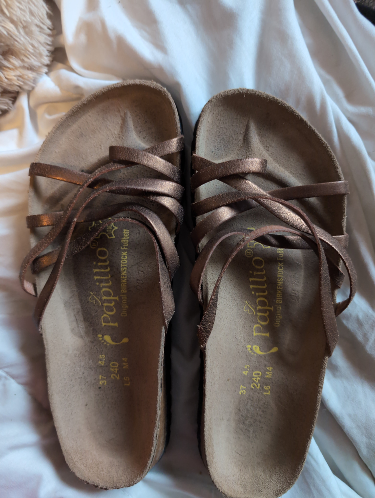 Papillion Birkenstock sandals, size 37 thumbnail