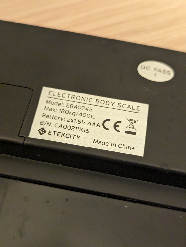 Electronic Body Scale image indicator(2)