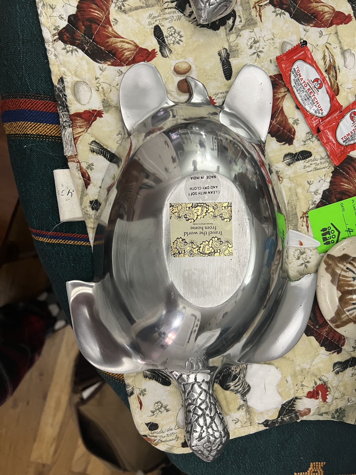Turtle tray sterling  2 turtles tray for $30 - photo 3