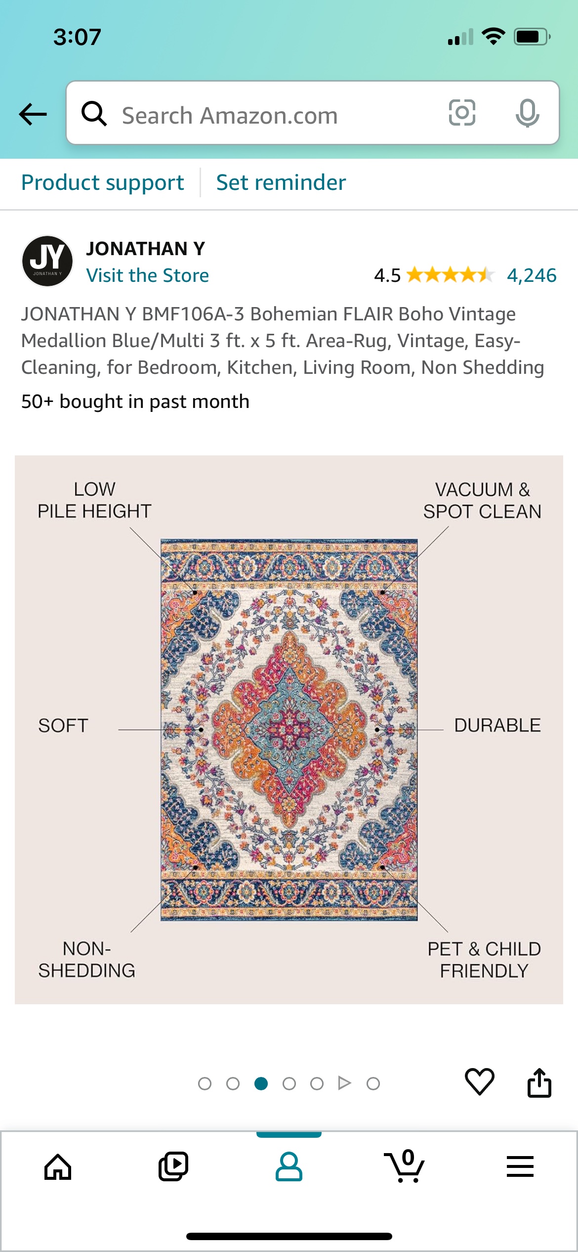 3x5 boho rug - photo 3