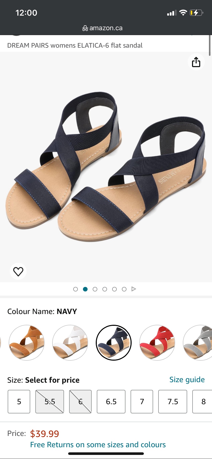 Dream Paris Women’s Flat Sandal (size 7.5) thumbnail