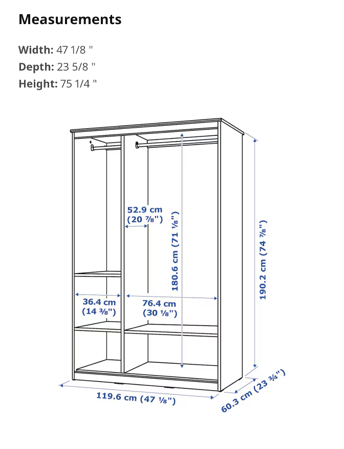 IKEA SONGESAND wardrobe - photo 4