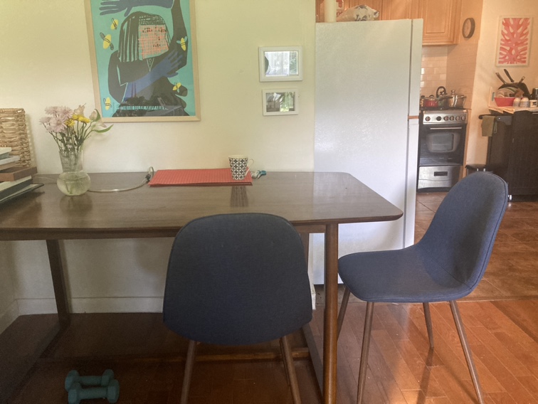 Dining table set for 6