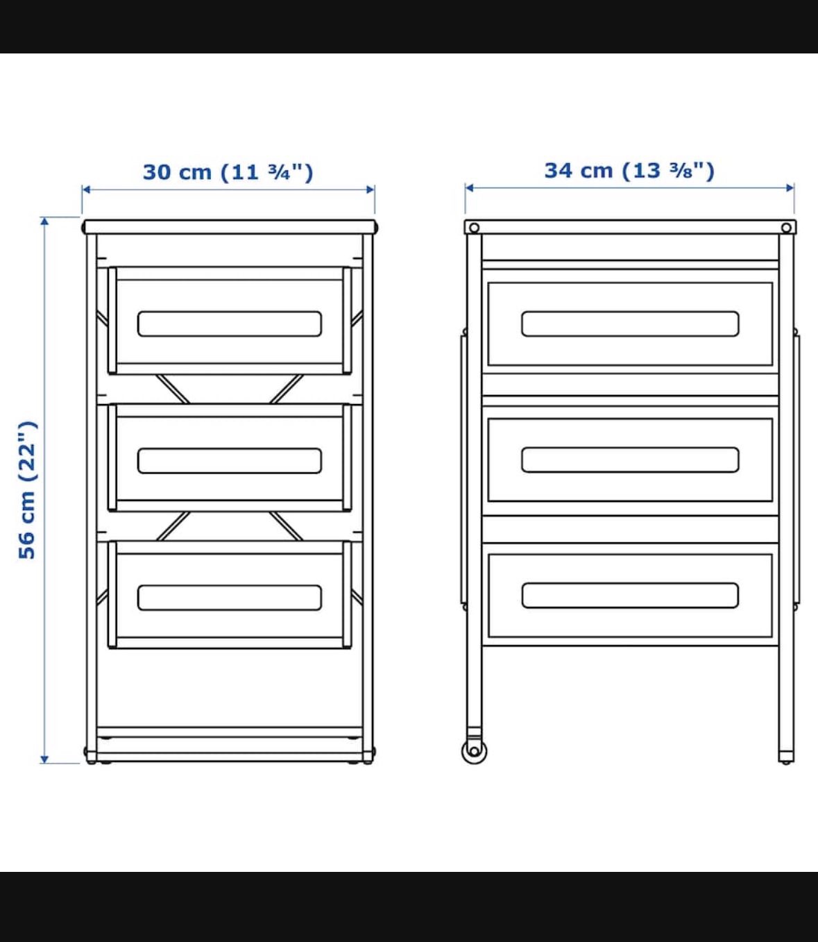 SALE: IKEA small dresser shelf built - photo 3
