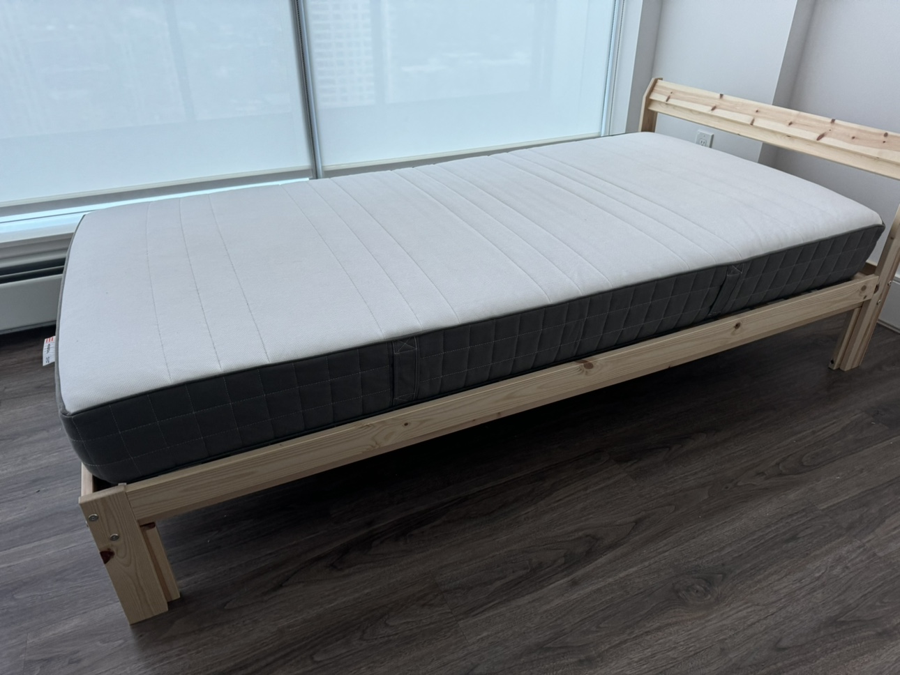Move Out Sale - Twin Bed Mattress + Frame - photo 4