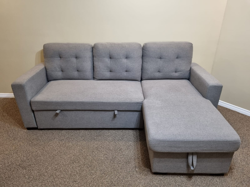 SOFA BED- Dustin Reversible Pop-Up, grey