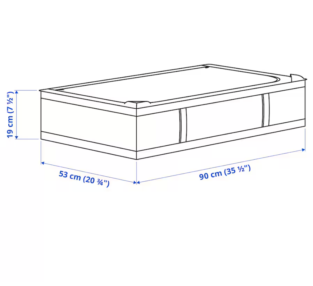 Under bed storage - Ikea #freecycle
