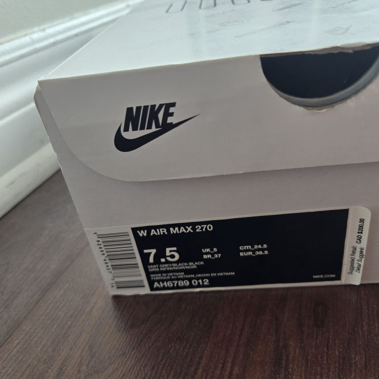 nike air max 270 size W7.5 - photo 4