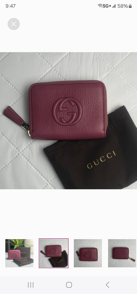 Authentic Gucci Disco Small Wallet New thumbnail