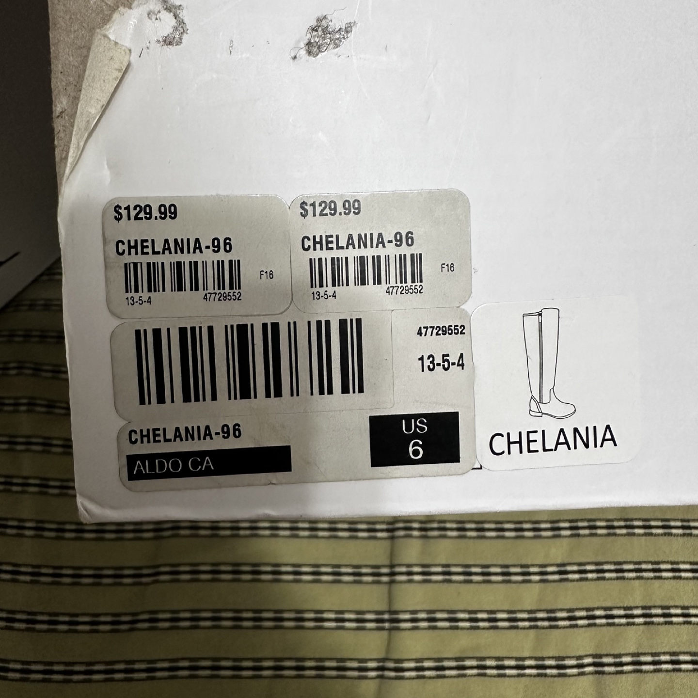 ALDO  Black knee High Riding Boots image indicator(7)