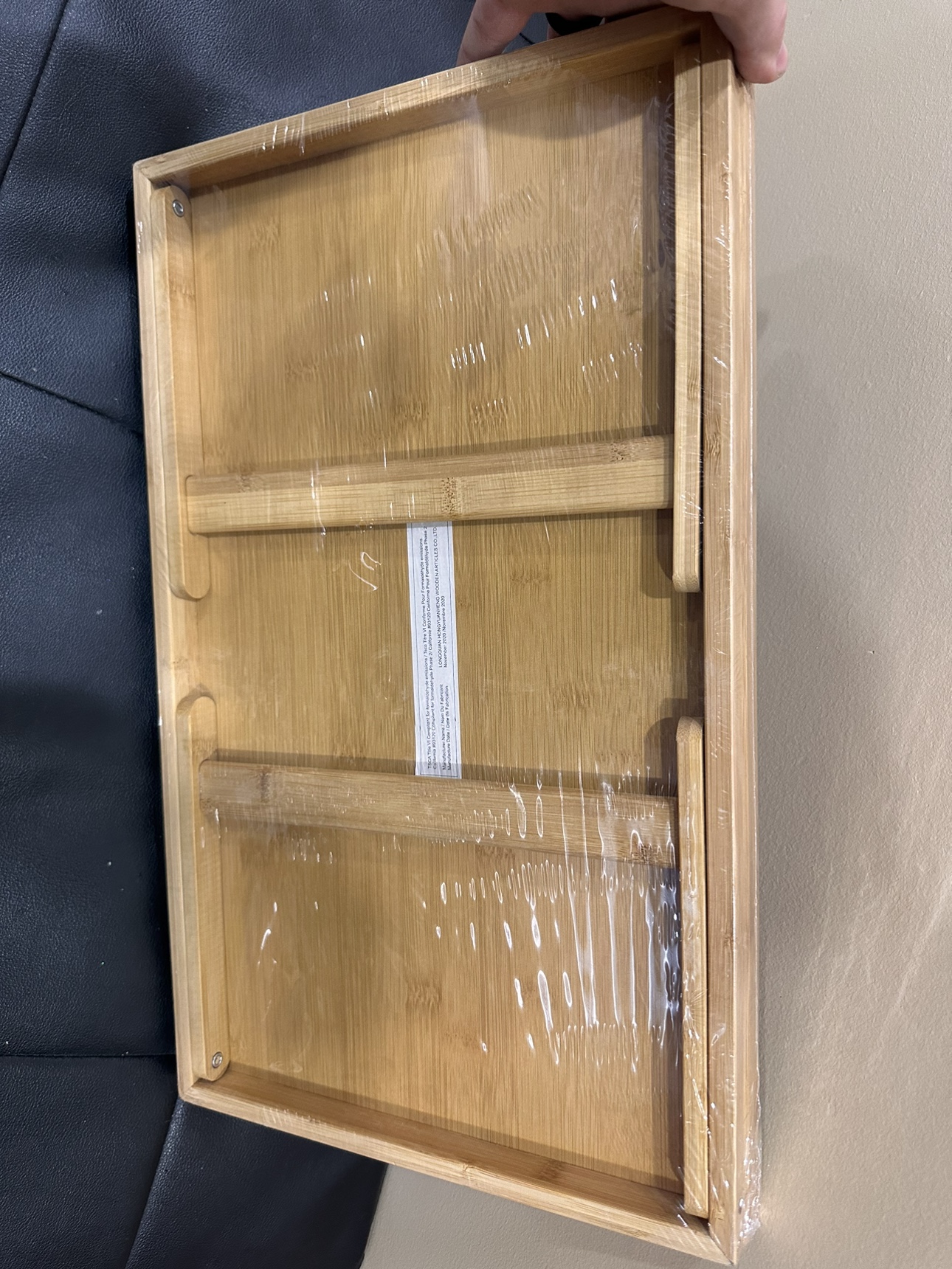 Bamboo folding Tray - photo 2