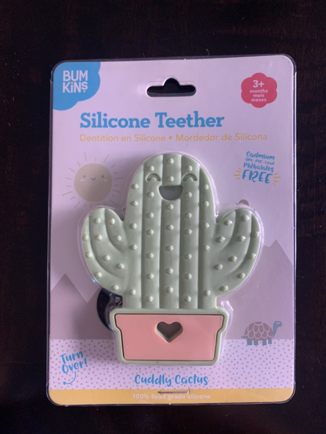 Bumkins Silicone Teethet - Cuddly Cactus