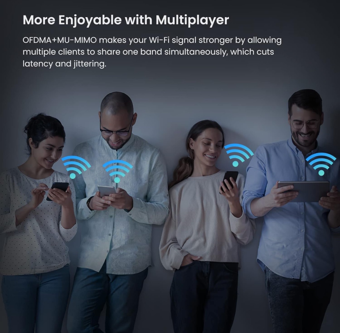 Tenda WiFi 6 Gaming Router, AX3000 Dual Band Gigabit - photo 2