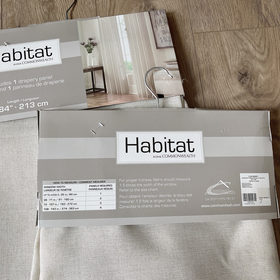 Brand new 84” curtains, set of 2 grommet drapery panels image indicator(2)