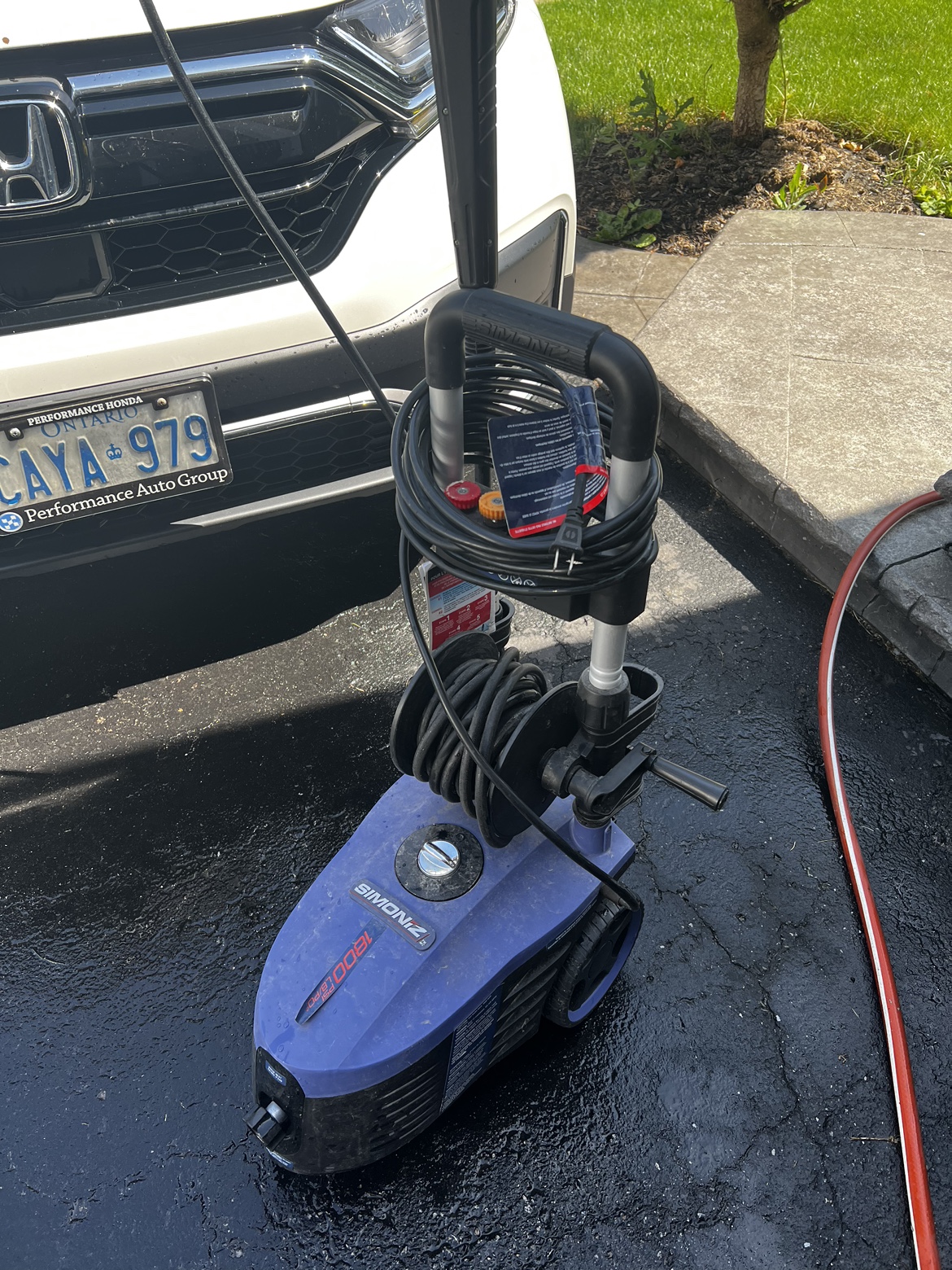 1800 PSI pressure washer