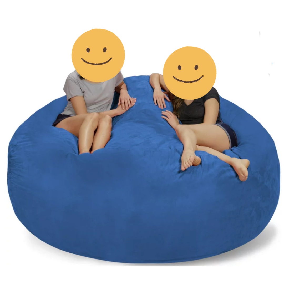 Giant memory foam beanbag