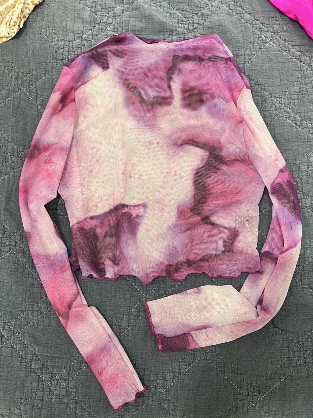 Crop mesh top
