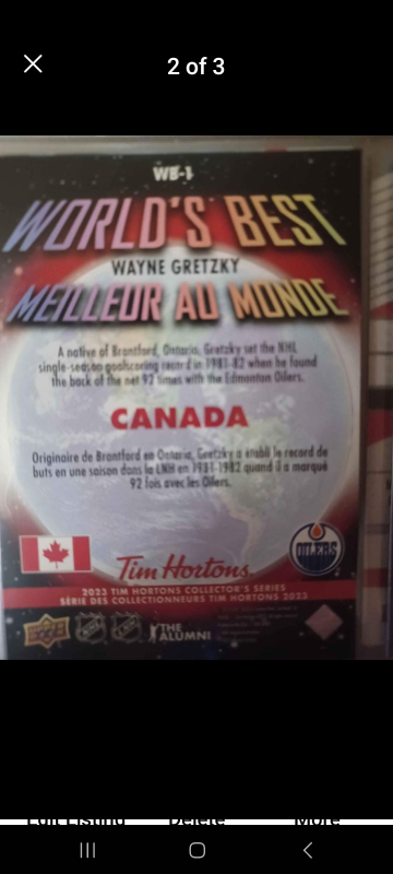 **** WAYNE GRETZKY WORLDS BEST **** - photo 2