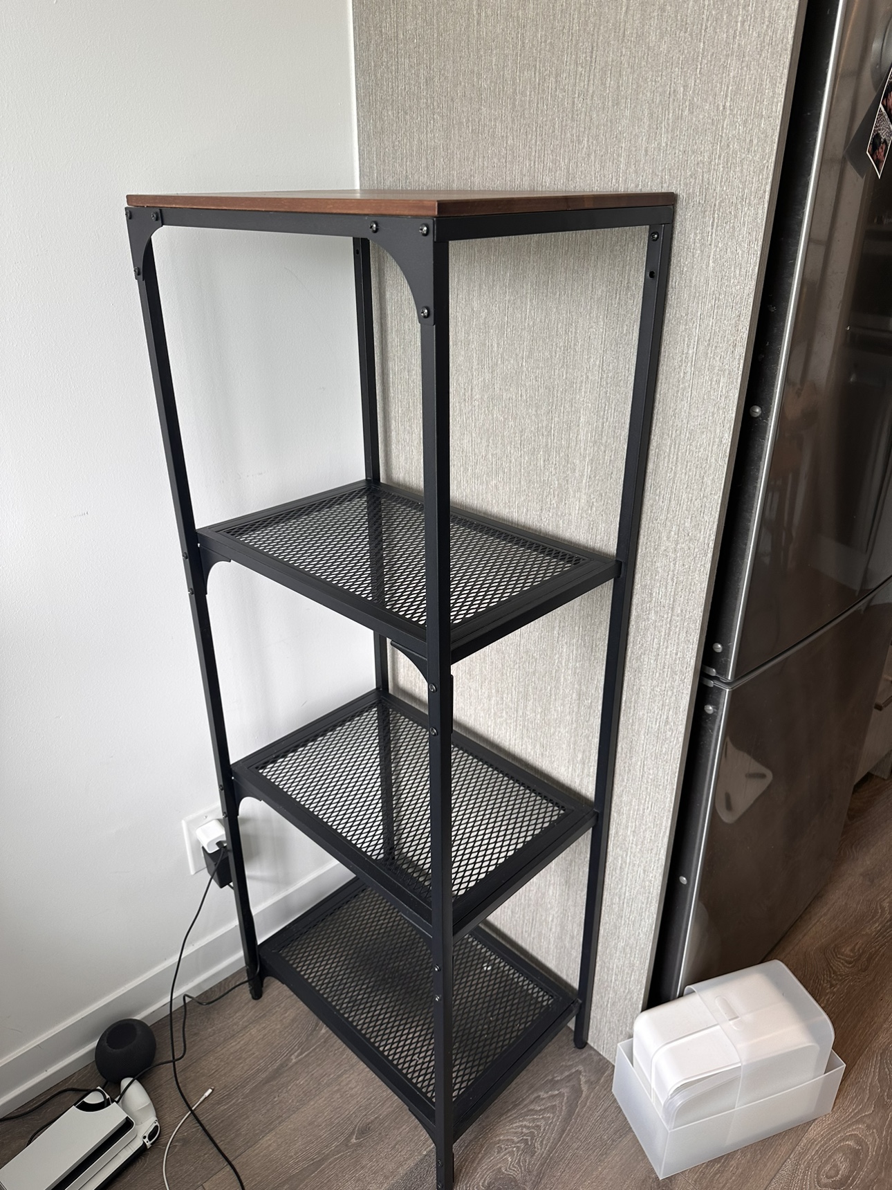 IKEA FJALLBO wood and Steel Shelf -Retail 100 - photo 2