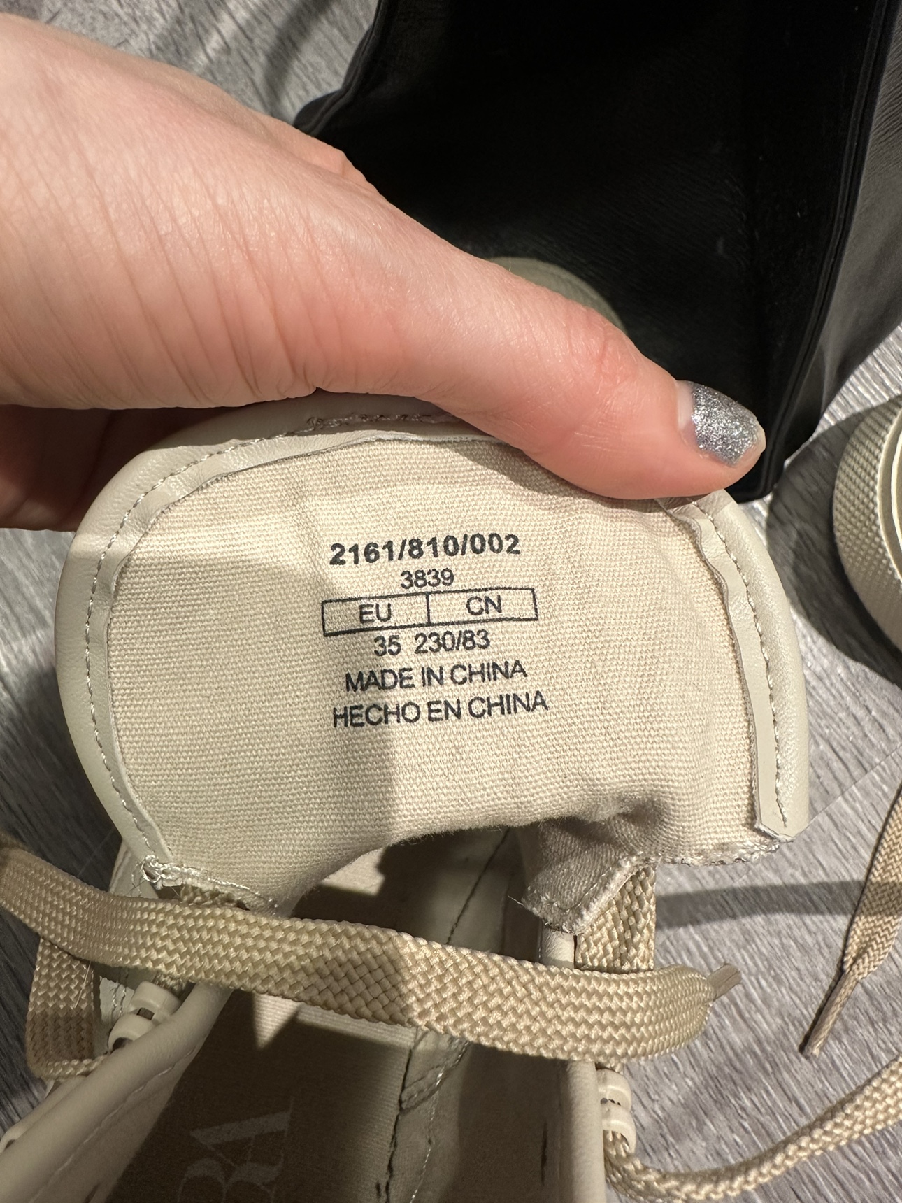 Zara spring women shoes , size 5 (23cm) image indicator(3)