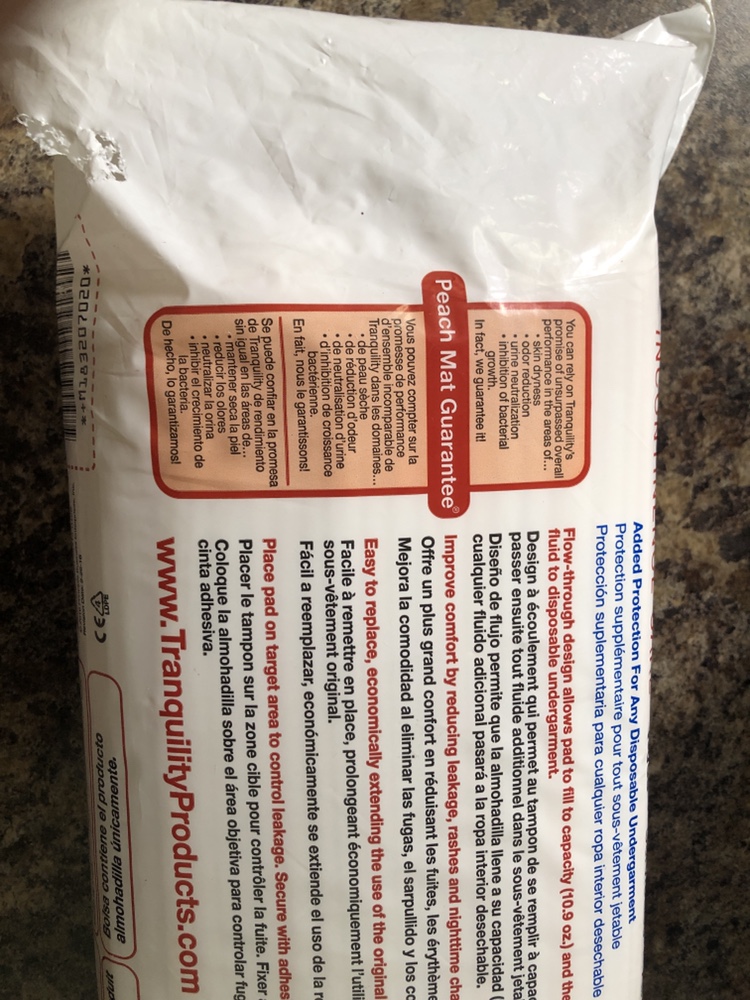 #freecycle adult diapers L size and pads image indicator(4)