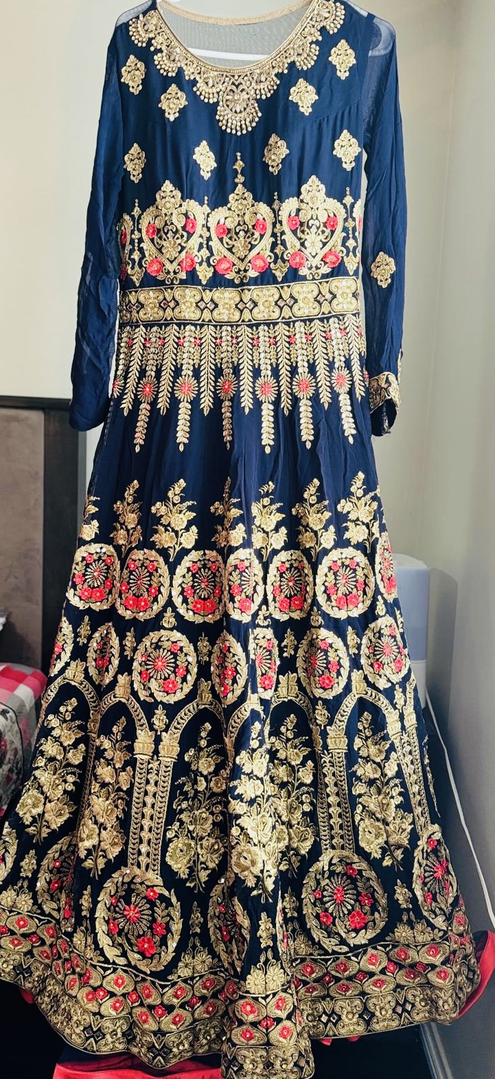 long heavy dress