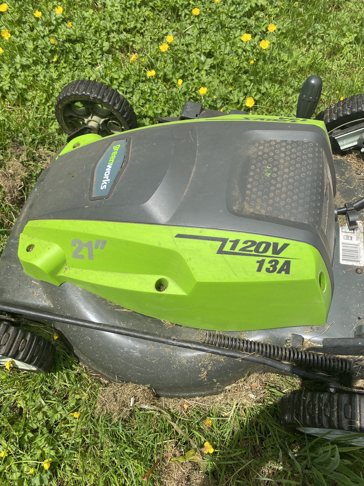 Electric lawn mower rear bagger - photo 2