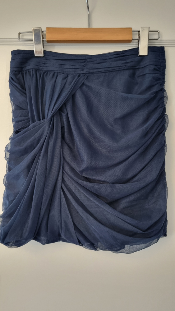 Navy Mini Skirt
